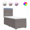 vidaXL Box spring postel s matrac&iacute; taupe 90x190 cm textil