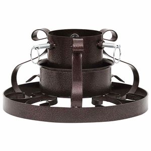 vidaXL Stojan na v&aacute;nočn&iacute; stromek měděn&yacute; s patinou 29 x 29 x 15,5 cm