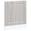 vidaXL Panel na myčku Porto &scaron;ed&yacute; sonoma 60x1,5x57 cm kompozit