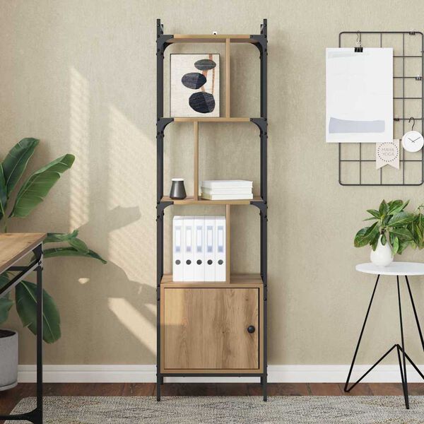 vidaXL knihovna Artisanový dub 44,5 x 30 x 154,5 cm kompozitní dřevo