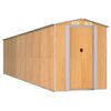 vidaXL Zahradn&iacute; kůlna světle hněd&aacute; 192x772x223 cm pozinkovan&aacute; ocel