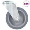 vidaXL 16 ks otočn&aacute; kolečka s otvorem pro &scaron;roub 100 mm