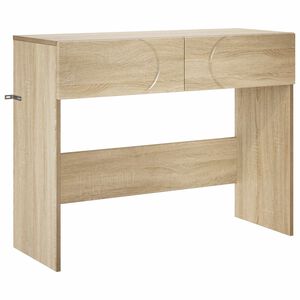 vidaXL Konzolov&yacute; stolek Dub sonoma 96,5 x 38 x 75 cm kompozitn&iacute; dřevo