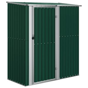 vidaXL Zahradn&iacute; domek zelen&yacute; 180,5 x 97 x 209,5 cm pozinkovan&aacute; ocel
