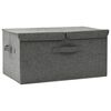 vidaXL &Uacute;ložn&yacute; box textil 50 x 30 x 25 cm antracitov&yacute;