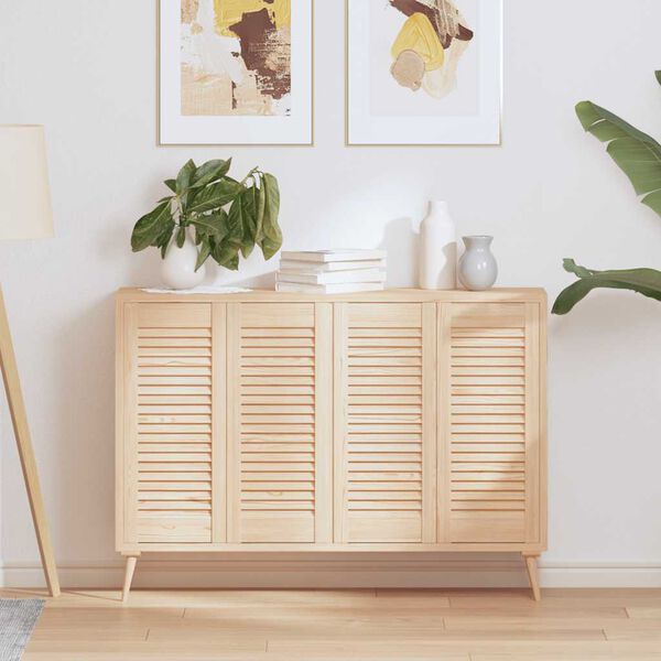 vidaXL N&aacute;bytkov&aacute; dv&iacute;řka lamelov&yacute; design 4 ks 69x29,5 cm borovice