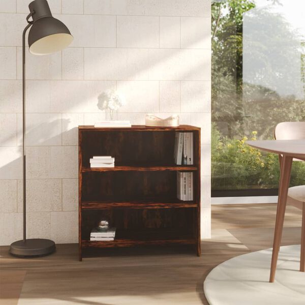 vidaXL Př&iacute;born&iacute;k kouřov&yacute; dub 70 x 40,5 x 75 cm kompozitn&iacute; dřevo