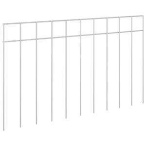 vidaXL Zahradn&iacute; plotov&yacute; panel 48 ks 50 x 30 cm Pozinkovan&aacute; ocel