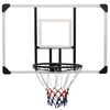 vidaXL Basketbalový koš s průhlednou deskou 106x69x3 cm polykarbonát