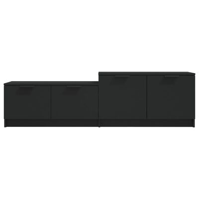 vidaXL TV skříňka černá 158,5 x 36 x 45 cm kompozitní dřevo
