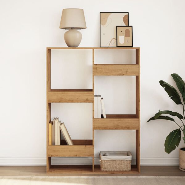 vidaXL Dělicí stěna dub artisan 100 x 33 x 135 cm kompozitní dřevo