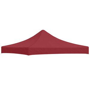vidaXL Střecha k party stanu 3 x 3 m v&iacute;nov&aacute; 270 g/m&sup2;