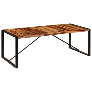 vidaXL J&iacute;deln&iacute; stůl 220 x 100 x 75 cm masivn&iacute; ak&aacute;ciov&eacute; dřevo