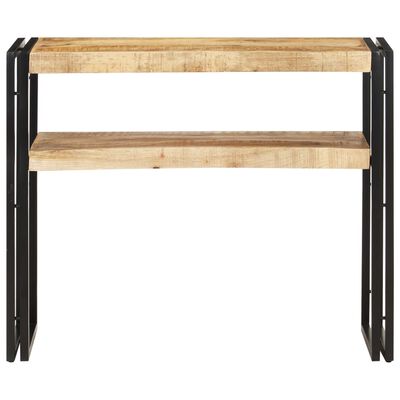 vidaXL Konzolový stolek 90 x 30 x 75 cm hrubé mangovníkové dřevo