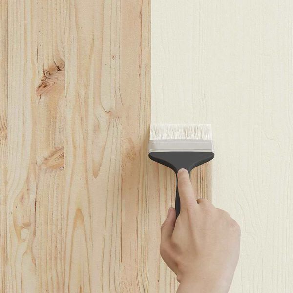 vidaXL Barva na dřevo Bílá 16,5 x 16,5 x 15,9 cm Tisk na zeď