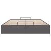 vidaXL Osmanský rám postele bez matrace šedá 140x190 cm umělá kůže