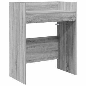 vidaXL DJ stůl &Scaron;ed&yacute; Sonoma 102 x 45 x 102 cm Kompozitn&iacute; dřevo