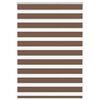 vidaXL Zebra roleta hněd&aacute; 115x100 cm &scaron;&iacute;řka l&aacute;tky 110,9 cm polyester