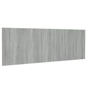 vidaXL N&aacute;stěnn&eacute; čelo postele &scaron;ed&eacute; sonoma 200x1,5x80cm kompozitn&iacute; dřevo