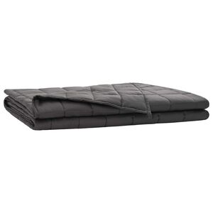 vidaXL Z&aacute;těžov&aacute; deka Antracitov&aacute; 200 x 220 cm 13 kg 100% Bavlna 205T