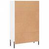 vidaXL Skříň highboard bílá 69,5 x 31 x 115 cm kompozitní dřevo