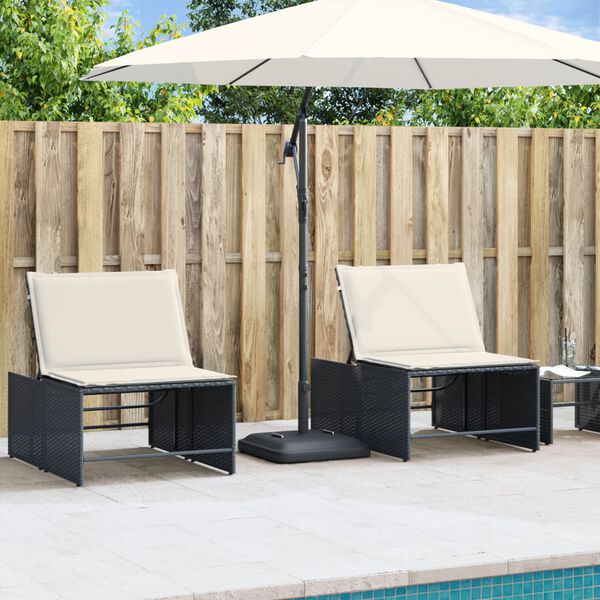 vidaXL Stojan na slunečník s úchyty pro tyč Ø 38 / 48 mm 27 kg čtverec