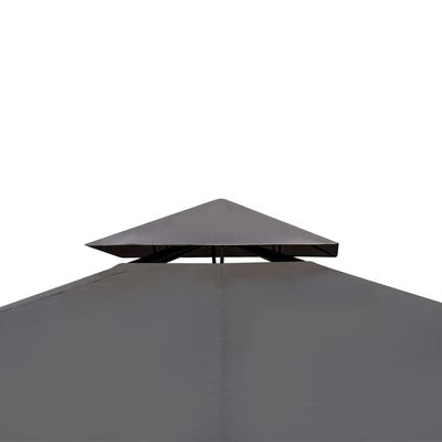 vidaXL Altán se střechou 3 x 3 m tmavě šedý