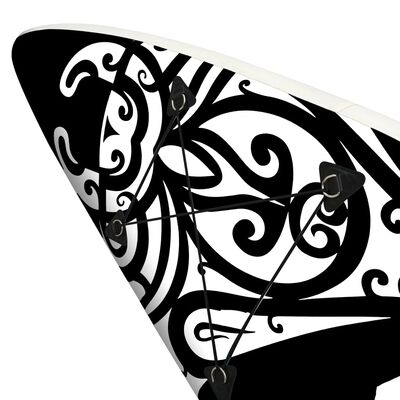 vidaXL Nafukovací SUP paddleboard s příslušenstvím 305x76x15 cm černý