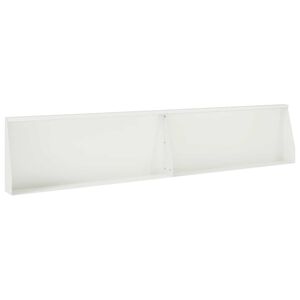 vidaXL Opěrn&aacute; zeď 2 ks 100 x 12 x 30 cm Ocel B&iacute;l&aacute;