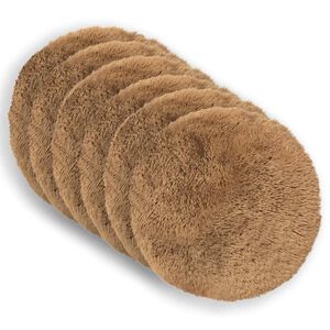 vidaXL Pol&scaron;t&aacute;ř s pol&scaron;t&aacute;řem HEERLEN 6 ks Taupe PV fleece