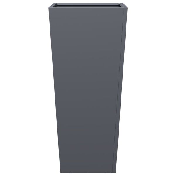 vidaXL Zahradn&iacute; truhl&iacute;k antracitov&yacute; 35 x 35 x 75 cm ocel