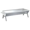 vidaXL Grilovac&iacute; z&aacute;sobn&iacute;k na dřevěn&eacute; uhl&iacute; 118x42x30,5 cm nerezov&aacute; ocel