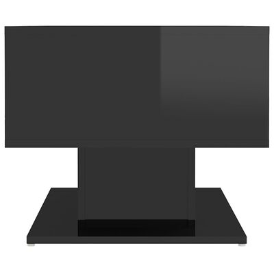 vidaXL Konferenční stolek černý s leskem 103,5x50x44,5 cm dřevotříska