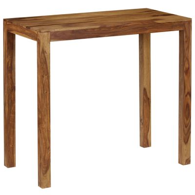 vidaXL Barový stůl z masivního sheeshamového dřeva 118 x 60 x 107 cm