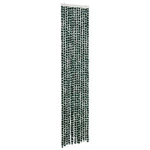 vidaXL Z&aacute;věs proti hmyzu zeleno-b&iacute;l&yacute; 56 x 185 cm Chenille