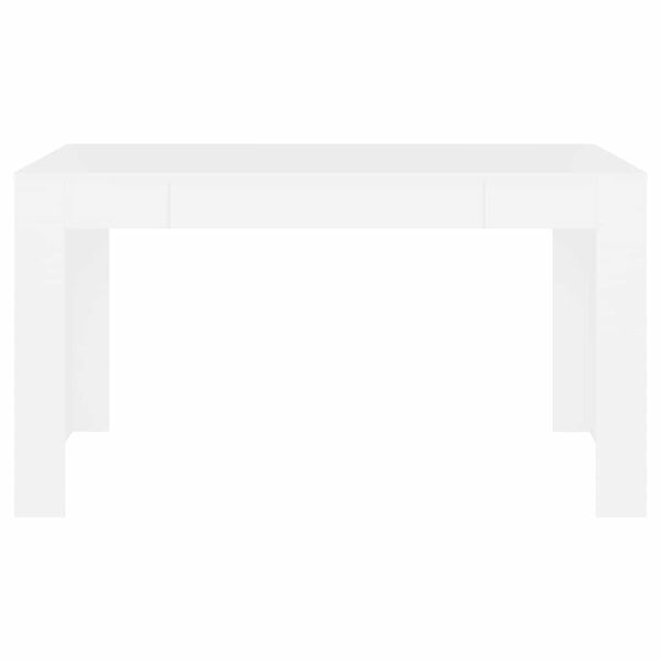 vidaXL Jídelní stůl bílý 140 x 74,5 x 76 cm kompozitní dřevo