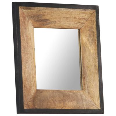 vidaXL Zrcadlo 50 x 50 cm masivní mangovníkové dřevo