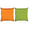 vidaXL Patchwork pol&scaron;t&aacute;ře 2 ks ručně vyroben&eacute; 45x45 cm oranžovozelen&eacute;