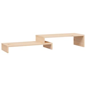 vidaXL Stojan na monitor (52&ndash;101) x 22 x 14 cm masivn&iacute; borovice