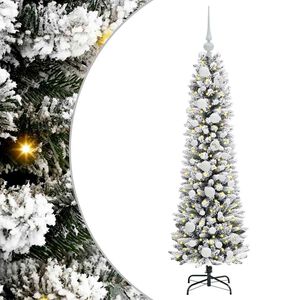 vidaXL Uměl&yacute; v&aacute;nočn&iacute; stromeček B&iacute;l&aacute; 120 cm PVC, kov a plast