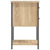 vidaXL Nočn&iacute; stolky 2 ks dub sonoma 32 x 42 x 70 cm kompozitn&iacute; dřevo