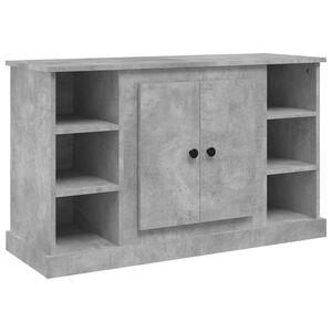 vidaXL Př&iacute;born&iacute;k betonově &scaron;ed&yacute; 100 x 35,5 x 60 cm kompozitn&iacute; dřevo