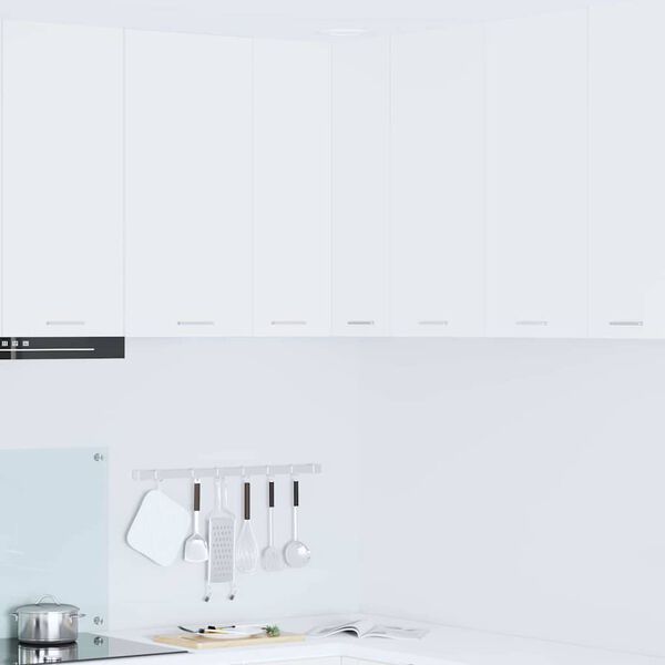 vidaXL Z&aacute;věsn&aacute; skř&iacute;ňka B&iacute;l&aacute; 57 x 57 x 80 cm kompozitn&iacute; dřevo