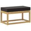 vidaXL Outdoorov&yacute; stoličkov&yacute; benč s pol&scaron;t&aacute;řem B&iacute;l&aacute; 80 x 43 x 45 cm