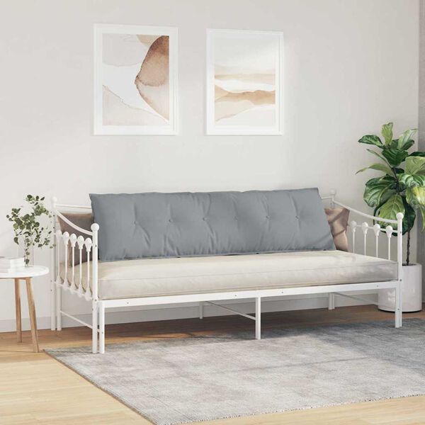 vidaXL Pol&scaron;t&aacute;ř na z&aacute;da Světle &scaron;ed&aacute; 180 x 19 x 50 cm textil