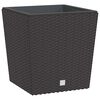 vidaXL Truhl&iacute;k s odn&iacute;matelnou vložkou hněd&yacute; 21 / 32 l PP ratan