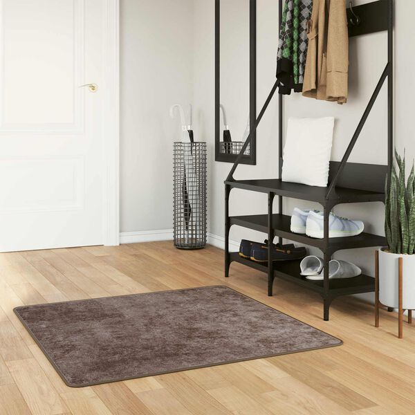 vidaXL Běhoun MARSA &Scaron;ed&yacute; 100 x 100 cm Polyester a PVC