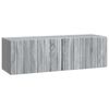 vidaXL N&aacute;stěnn&aacute; TV skř&iacute;ň &Scaron;ed&aacute; sonoma 98 x 31 x 30 cm Kompozitn&iacute; dřevo