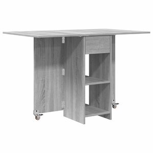 vidaXL J&iacute;deln&iacute; stůl 115 x 70 x 75 cm Kompozitn&iacute; dřevo &Scaron;ed&yacute; Sonoma