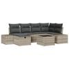 vidaXL Set pohovek 6 ks polyratan
